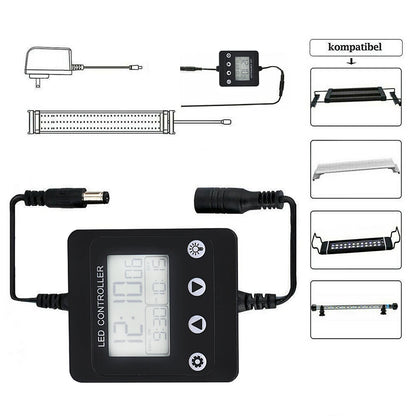 Aquarium Dimming System Fish Tank LED Light Timer Dimmer Controller Full Spectrum Lighting Accessories And Equipment