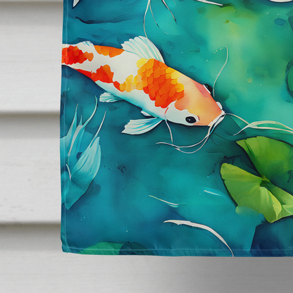 Koi Fish House Flag