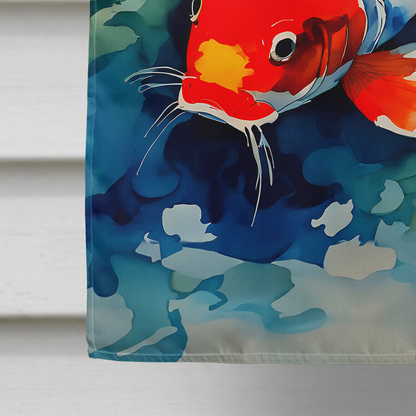 Koi Fish House Flag