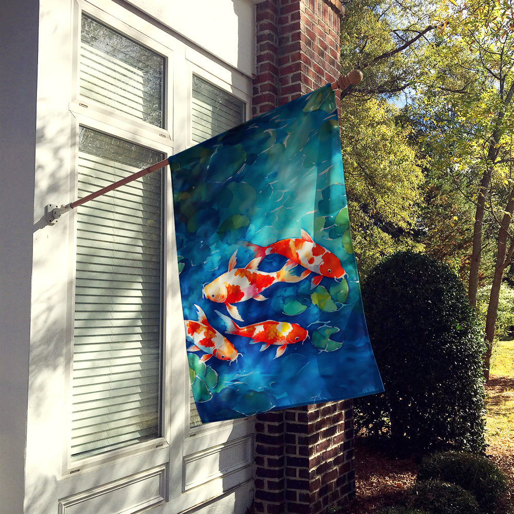 Koi Fish House Flag