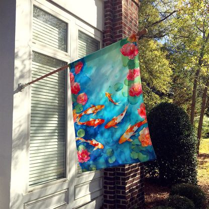 Koi Fish House Flag