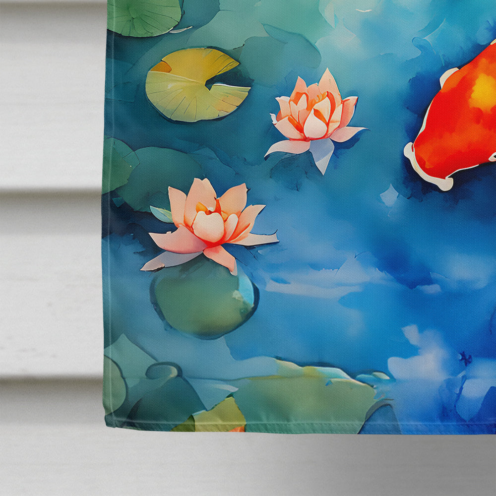 Koi Fish House Flag