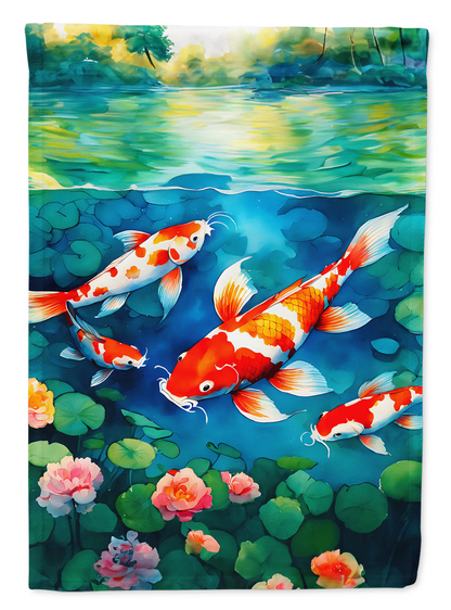 Koi Fish House Flag