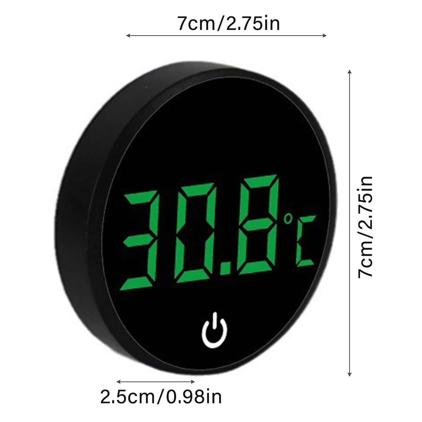 Aquarium Electronic Thermometer LCD Temperature Display Batteries Powered for Pet House Plant House Using