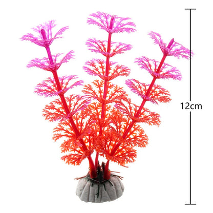 1PCS Artificial Plastic Water Plant Grass Aquarium Decorations Plants Fish Tank Grass Flower Ornament Decor Aquatic Accessories