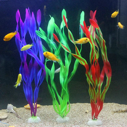 5/10pcs Plastic Aquarium Plants Fish Tank Decorations Artificial Seaweed Water grass Underwater Plants For Aquarium Ornament