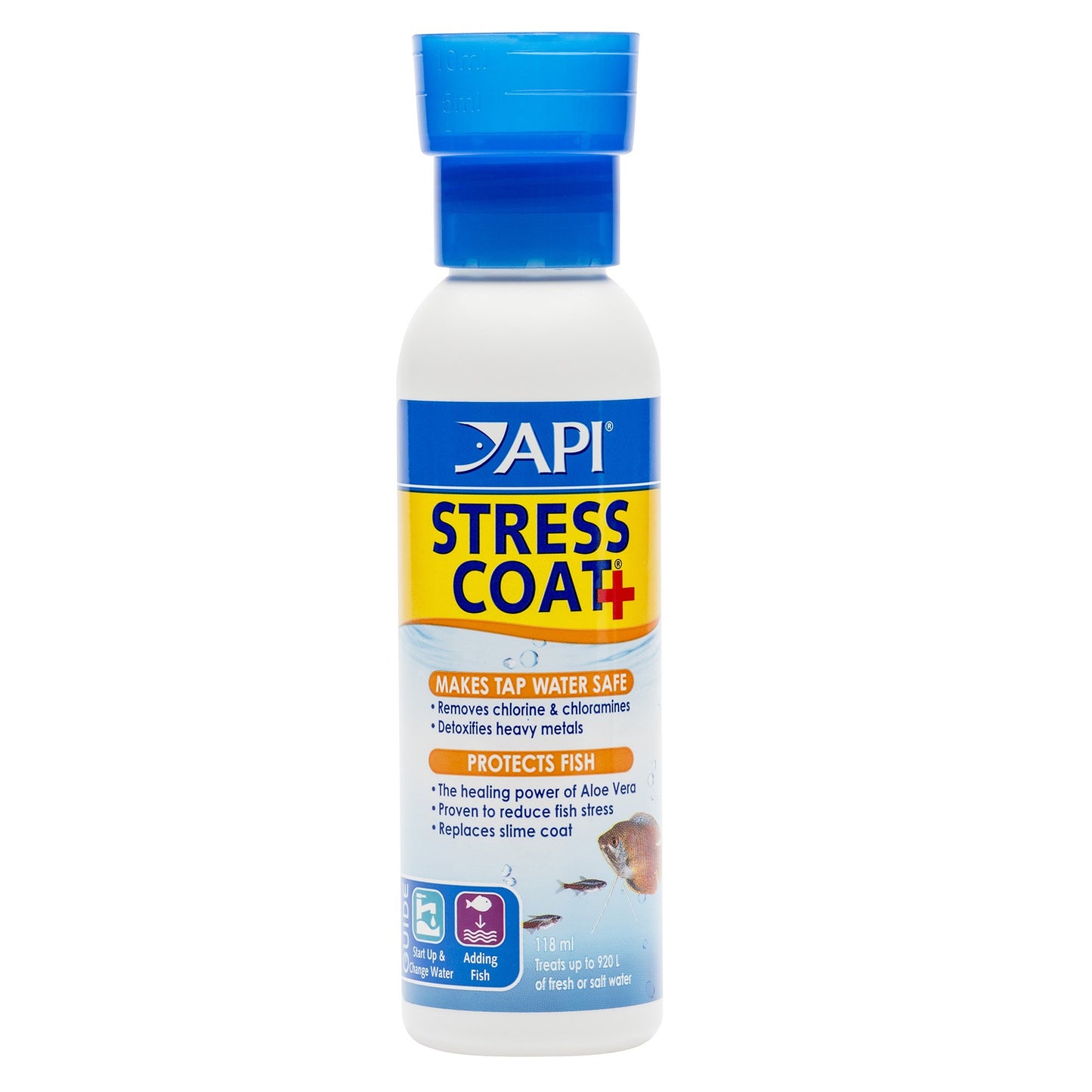 API STRESS COAT Aquarium Water Conditioner 16-Ounce Bottle