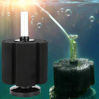 Three-Size Aquarium Air Pump Skimmer: Biochemical Sponge Filter FA011.