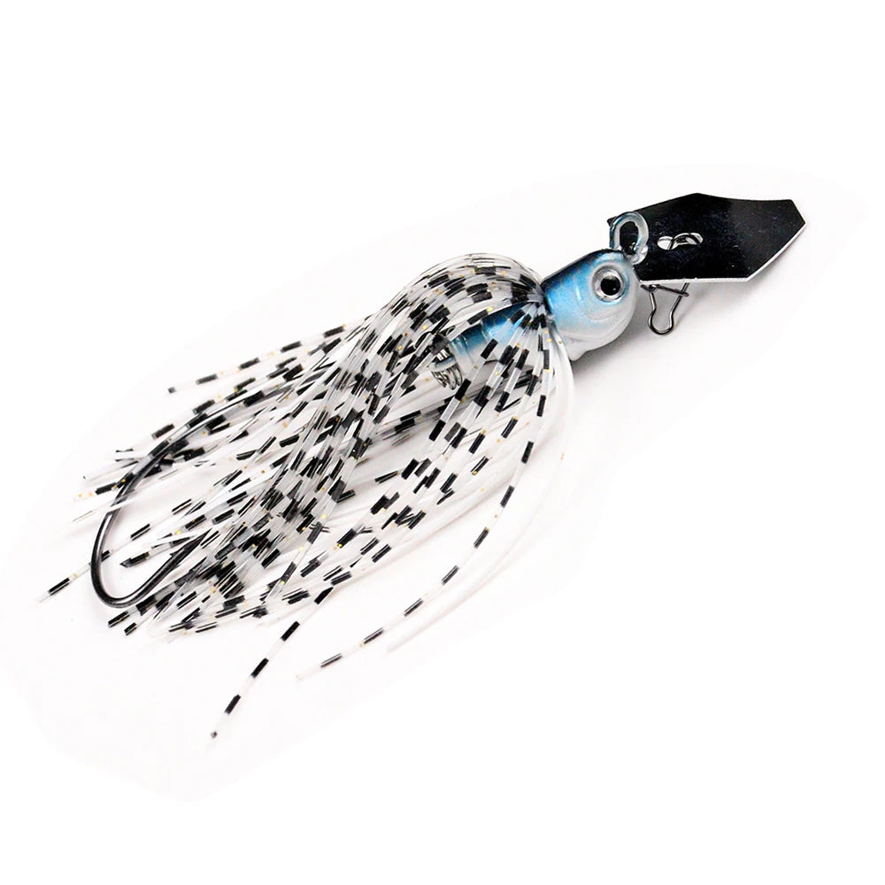 Mycena 7G/13G/16G/19G Chatter bait spinner bait is a weedless fishing lure designed for bass, pike, and walleye.