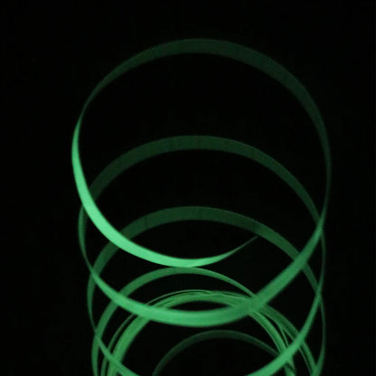 Glow-in-the-Dark Reflective Tape for Camping Gear, Hiking Accessories, and Outdoor Tools. Safety Stickers for Cars that Shine at Night.