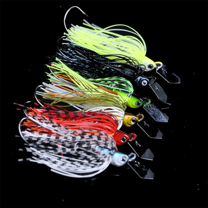 Mycena 7G/13G/16G/19G Chatter bait spinner bait is a weedless fishing lure designed for bass, pike, and walleye.