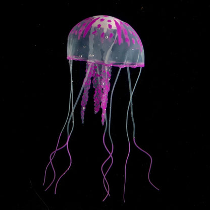 1 Piece of Artificial Jellyfish for Aquarium Decoration, Fluorescent Jellyfish for Goldfish Tanks, Perfect for Aquarium Landscaping.