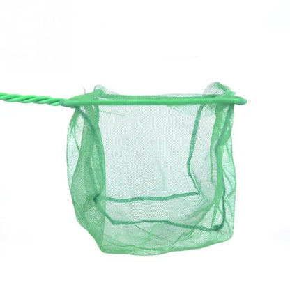 Long Handle Portable Fish Net for Aquariums, Square Design for Catching Fish and Cleaning Floating Debris in Fish Tanks.