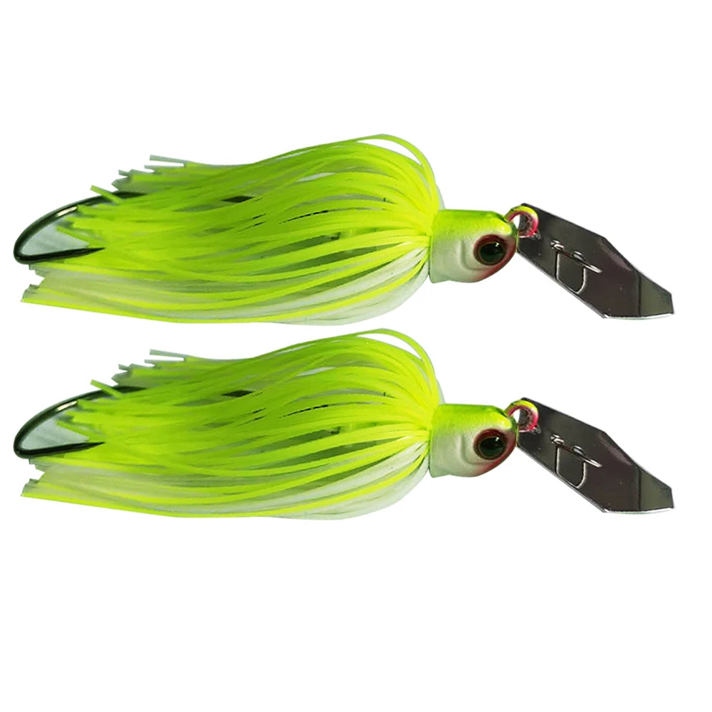 Mycena 7G/13G/16G/19G Chatter bait spinner bait is a weedless fishing lure designed for bass, pike, and walleye.