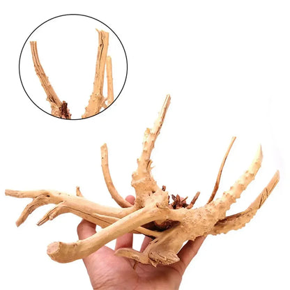 1 Piece Natural Wood Driftwood Tree Stump for Aquarium Fish Tank Decoration and Landscaping.