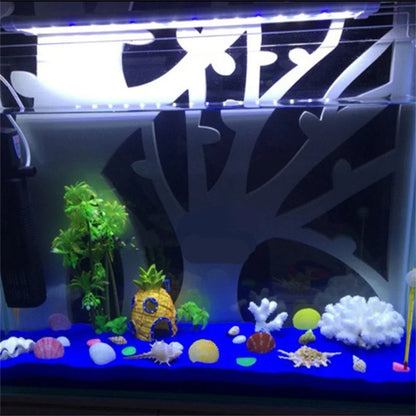 Simulation Resin Fish Tank Decoration with Cartoon Fish Figures for Aquarium Ornaments and Decor.