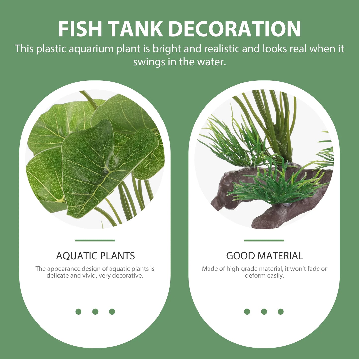 Strong decorative grass for freshwater tanks, perfect for Betta fish and improving aquarium scenery.