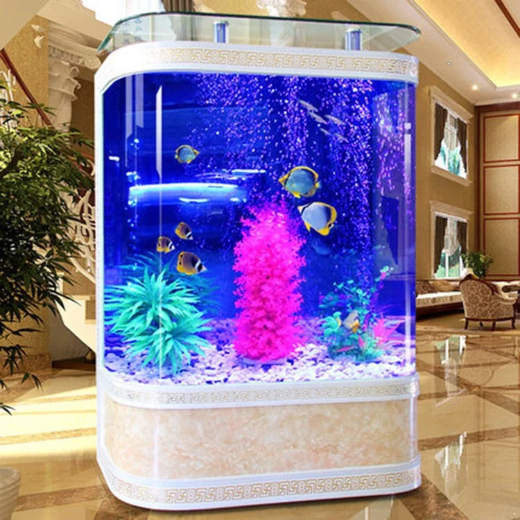 Large 200 Gallon Custom Marine Fish Aquarium, Direct Factory Sale Indoor Acrylic Fish Tank for Home Use.