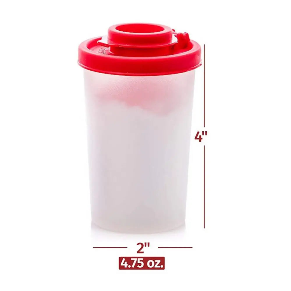 Outdoor Camping Picnic Travel Tool with Lid, Mini Lunch Box Jar, Portable Salt and Pepper Shaker for Seasoning.