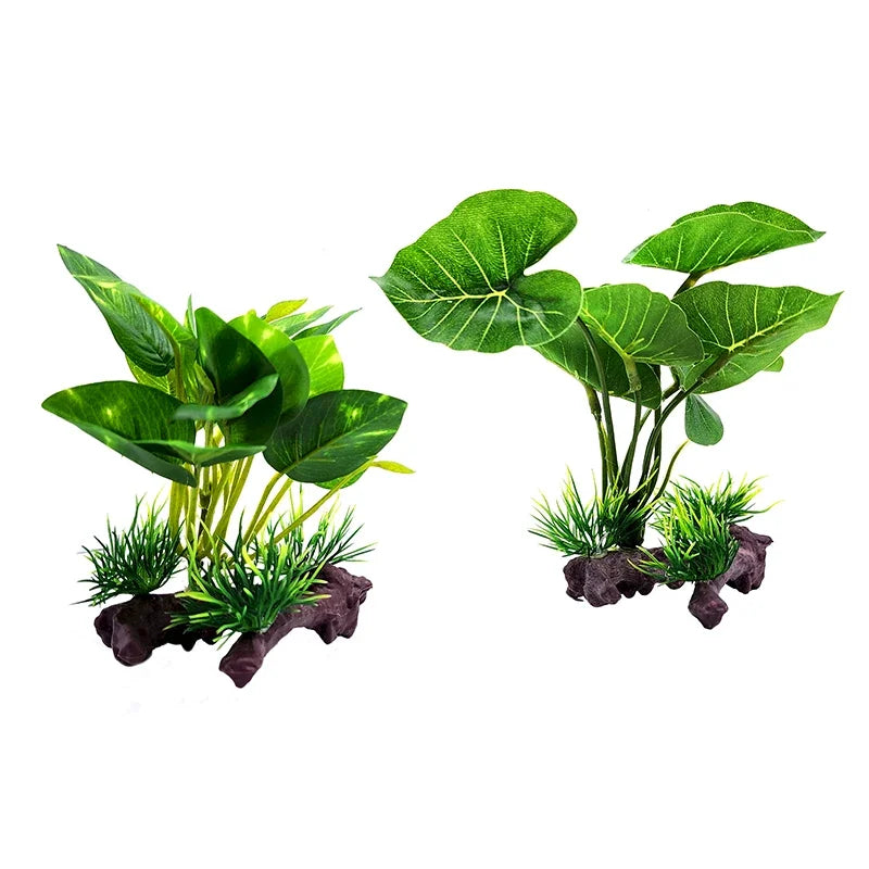 Simulation decoration for fish tanks with artificial underwater grass and plant backgrounds. Water grass accessories for home aquariums.