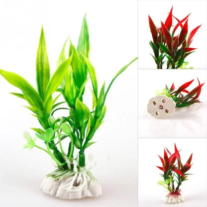 Delysia King 11 cm fish tank decoration plants for simulation.