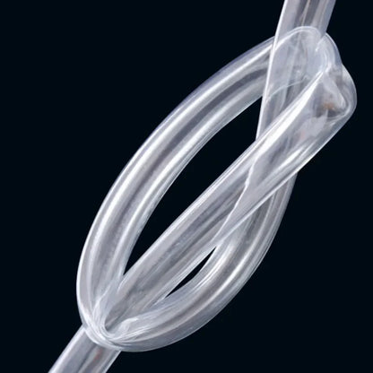 4*6mm Transparent Reinforced Aquarium Hose for Oxygen Pumps, Air Stones, and Fish Tank Supplies.