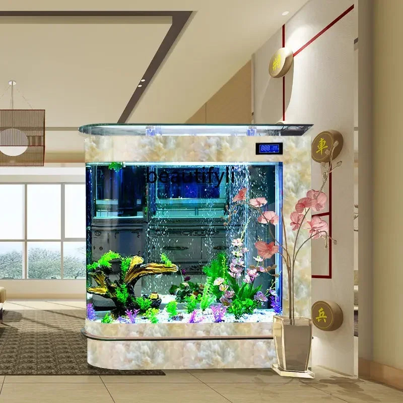 Large 200 Gallon Custom Marine Fish Aquarium, Direct Factory Sale Indoor Acrylic Fish Tank for Home Use.