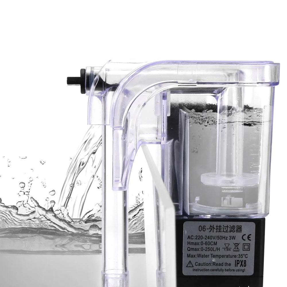 Oxygen Water Purifier and Pump for Small Fish Tanks, 110V US Plug, Aquarium Supplies.