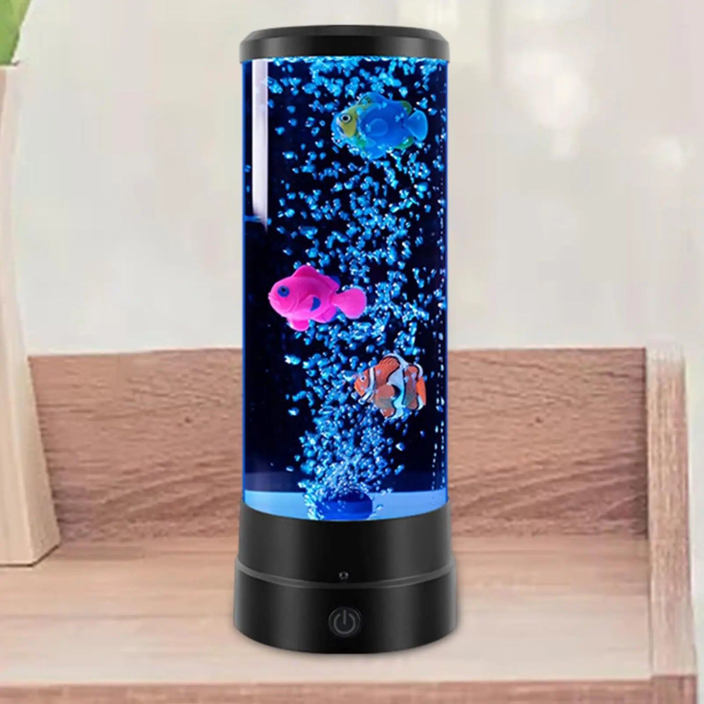 LED Bubble Fish Lamp USB Fish Aquarium Lamp for Kids for Desktop Table Decor