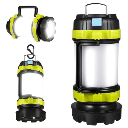 Camping Lantern Rechargeable 3000 Capacity Power Bank Camping Flashlight Waterproof Led Portable Camping Lamp Torch Flash Light