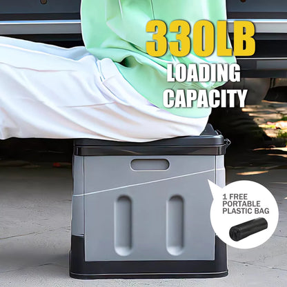 Portable Toilet for Camping，Camping Potty for Home/Camping/Boat/Hiking/Long Trips/Beach Use（Black）