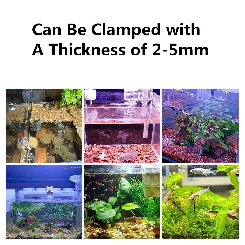 USB Aquarium Light 3W 5V LED Waterproof Fish Tank Lighting Underwater Fish Lamp Aquariums Decor Plant Lamp Mini Fish Tank Light