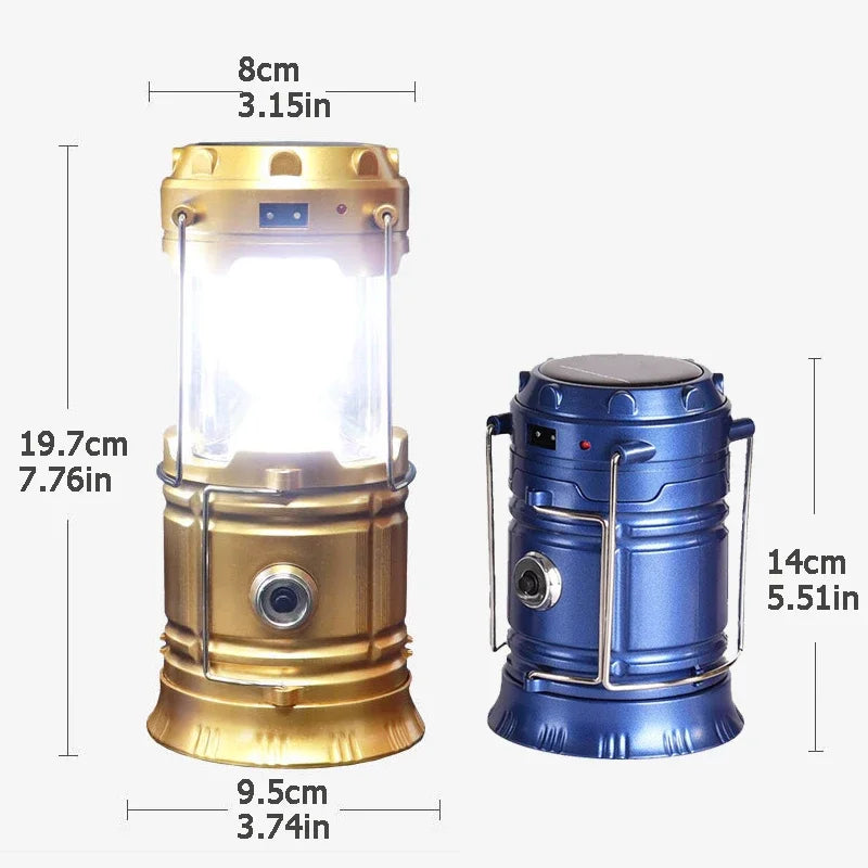 Camping Lamp USB Rechargeable Lantern Camping Light Flashlight Lighting Lantern Lamp Torch Outdoor Camping Light Waterproof