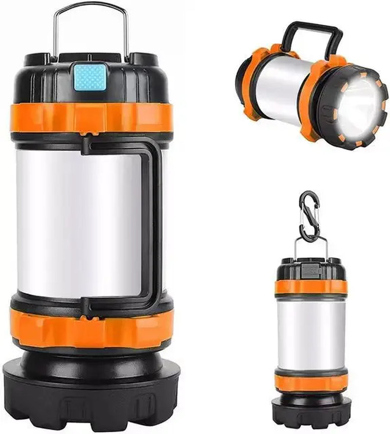 Camping Lantern Rechargeable 3000 Capacity Power Bank Camping Flashlight Waterproof Led Portable Camping Lamp Torch Flash Light